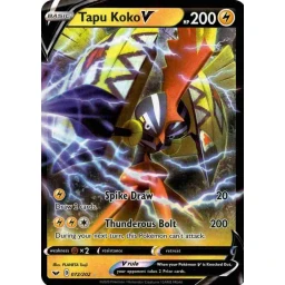 Sword & Shield - 072/202 - Tapu Koko V