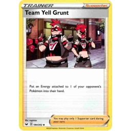Sword & Shield - 184/202 - Team Yell Grunt
