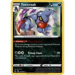 Sword & Shield - 124/202 - Toxicroak - Holo