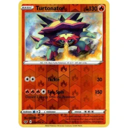 Sword & Shield - 029/202 - Turtonator - Reverse Holo