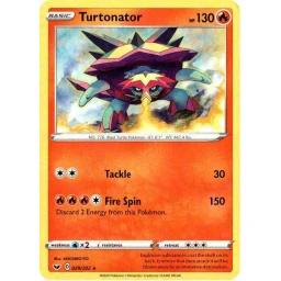 Sword & Shield - 029/202 - Turtonator - Rare