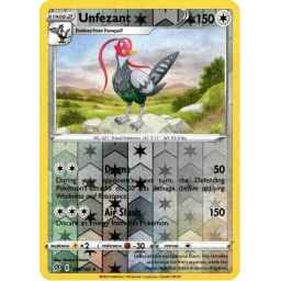 Rebel Clash - 145/192 - Unfezant - Reverse Holo