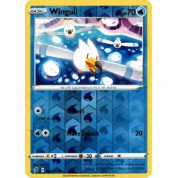 Rebel Clash - 041/192 - Wingull - Reverse Holo