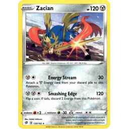 Rebel Clash - 139/192 - Zacian - Rare