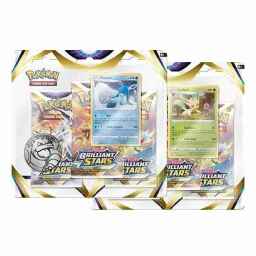 Pokemon Brilliant Stars Glaceon + Leafeon Blister 3-Packs