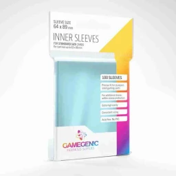 Gamegenic - Inner Sleeves - Clear (100 Sleeves)