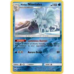 Burning Shadows - 028/147 - Alolan Ninetales - Reverse Holo