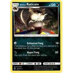Burning Shadows - 082/147 - Alolan Raticate - Rare