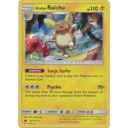 Crimson Invasion - 031/111 - Alolan Raichu - Holo Rare