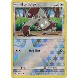 Crimson Invasion - 087/111 - Bunnelby - Reverse Holo