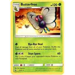 Burning Shadows - 003/147 - Butterfree - Rare