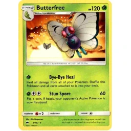 Burning Shadows - 003/147 - Butterfree - Rare