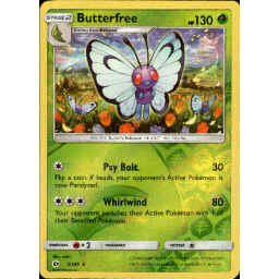 Sun & Moon - 003/149 - Butterfree - Reverse Holo