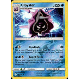 Sun & Moon - 034/149 - Cloyster - Reverse Holo