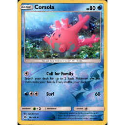 Sun & Moon - 036/149 - Corsola - Reverse Holo