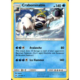Sun & Moon - 043/149 - Crabominable - Rare