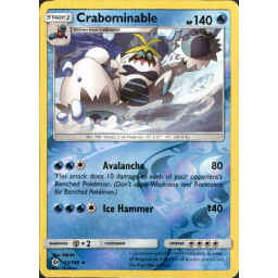 Sun & Moon - 043/149 - Crabominable - Reverse Holo