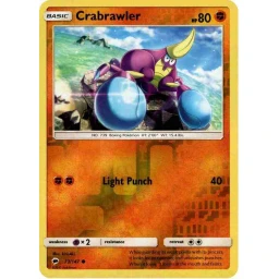 Burning Shadows - 073/147 - Crabrawler - Reverse Holo