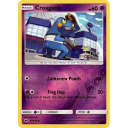 Burning Shadows - 054/147 - Croagunk - Reverse Holo