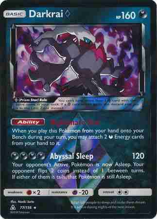 Ultra Prism - 077/156 - Darkrai Prism Star