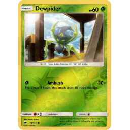 Burning Shadows - 014/147 - Dewpider - Reverse Holo