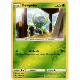 Burning Shadows - 014/147 - Dewpider - Reverse Holo