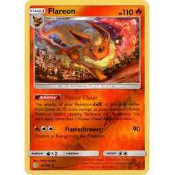 Cosmic Eclipse - 025/236 - Flareon - Reverse Holo