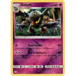Cosmic Eclipse - 090/236 - Golurk - Reverse Holo