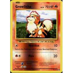 Evolutions - 017/108 - Growlithe - Reverse Holo