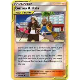 Cosmic Eclipse - 193/236 - Guzma & Hala - Reverse Holo