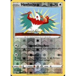 Brilliant Stars - 127/172 - Hawlucha - Reverse Holo