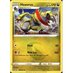 Brilliant Stars - 112/172 - Haxorus - Rare