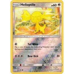 Cosmic Eclipse - 179/236 - Helioptile - Reverse Holo