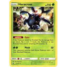 Burning Shadows - 011/147 - Heracross - Rare