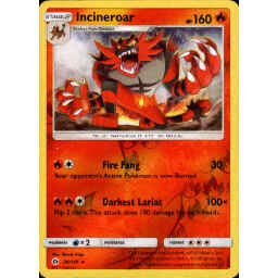 Sun & Moon - 026/149 - Incineroar - Reverse Holo