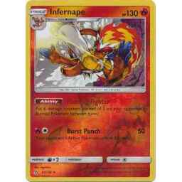 Ultra Prism - 023/156 - Infernape - Reverse Holo