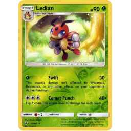 Burning Shadows - 010/147 - Ledian - Reverse Holo