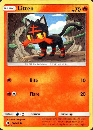 Sun & Moon - 024/149 - Litten
