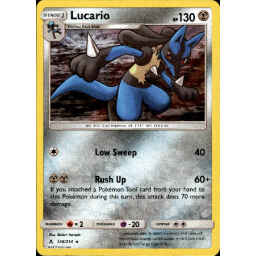 Unbroken Bonds - 126/214 - Lucario - Holo Rare