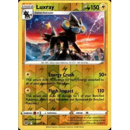 Brilliant Stars - 051/172 - Luxray - Reverse Holo