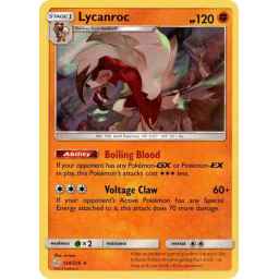 Cosmic Eclipse - 124/236 - Lycanroc - Holo Rare