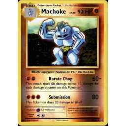 Evolutions - 058/108 - Machoke - Reverse Holo