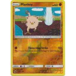 Crimson Invasion - 050/111 - Mankey - Reverse Holo