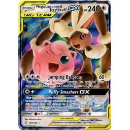 Cosmic Eclipse - 165/236 - Mega Lopunny & Jigglypuff GX