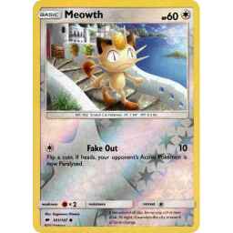 Burning Shadows - 101/147 - Meowth - Reverse Holo