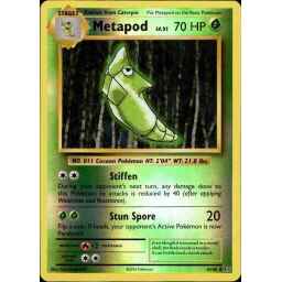 Evolutions - 004/108 - Metapod - Reverse Holo