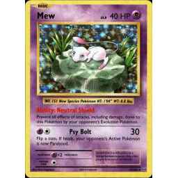 Evolutions - 053/108 - Mew - Holo Rare (Moderately Played)