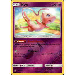 Unbroken Bonds - 076/214 - Mew - Reverse Holo (Moderately Played)