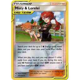 Cosmic Eclipse - 199/236 - Misty & Lorelei - Reverse Holo
