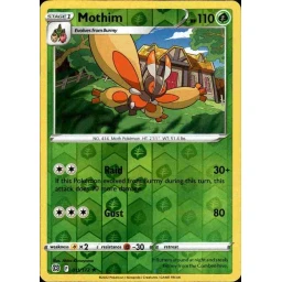 Brilliant Stars - 011/172 - Mothim - Reverse Holo